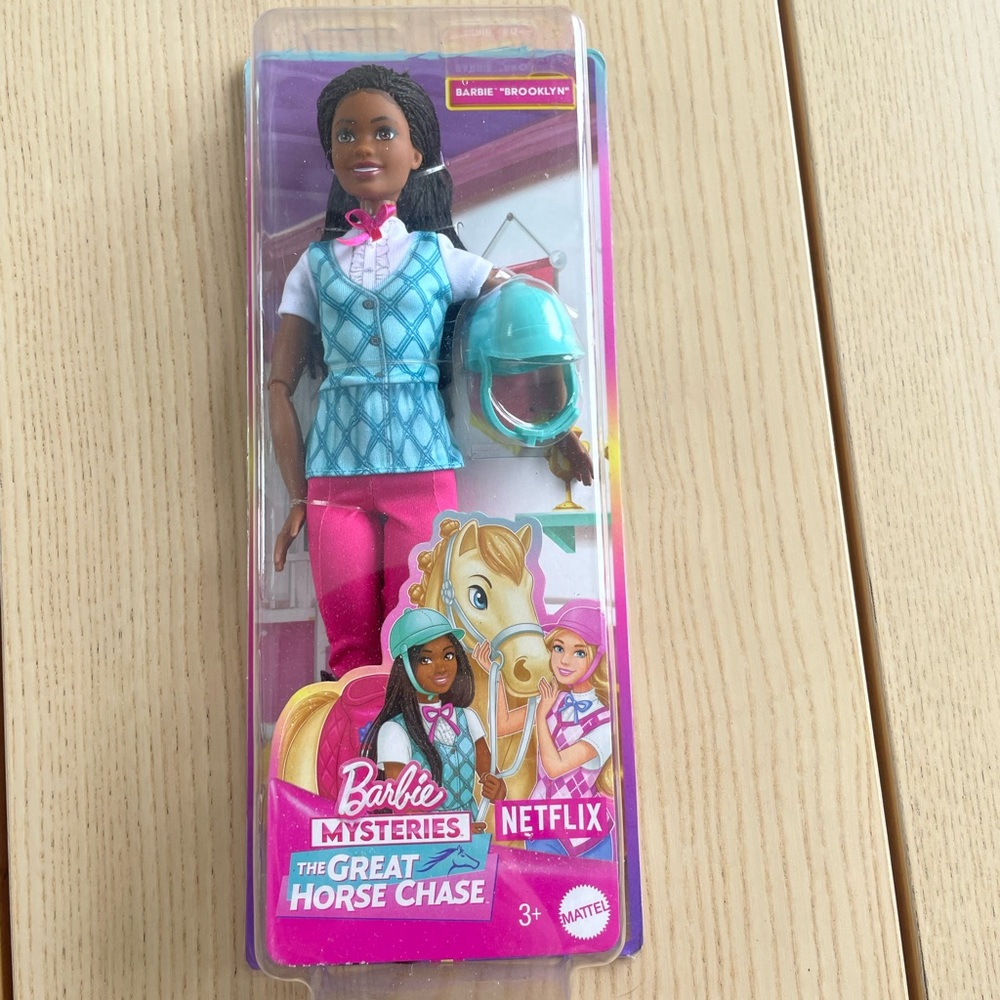 Barbie ‘Brooklyn’ Mysteries The Great Horse Chase Doll - Horse riding Barbie